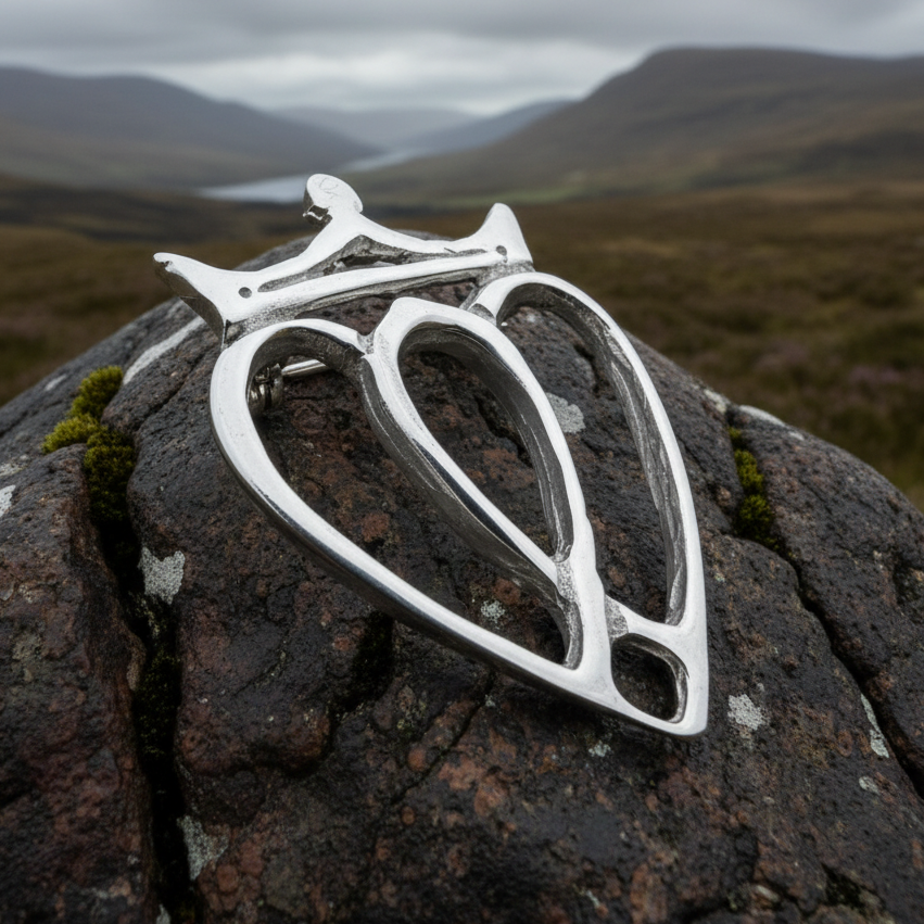Jocasta Luckenbooth Brooch - Handmade in Scotland – Celtic Crystal