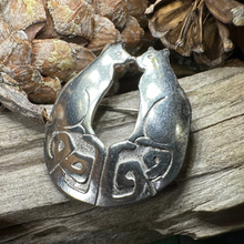 Load image into Gallery viewer, Celtic Cats Brooch