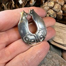 Load image into Gallery viewer, Celtic Cats Brooch