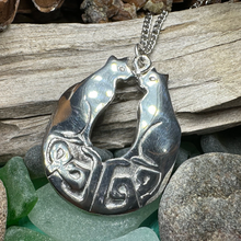 Load image into Gallery viewer, Celtic Cats Necklace