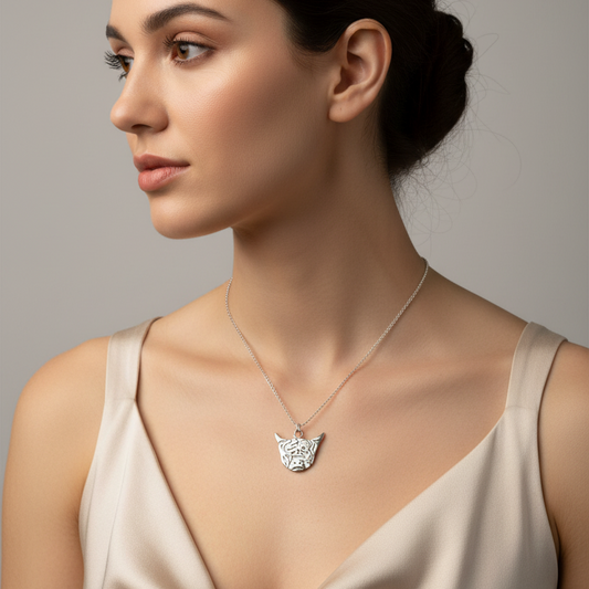 Hamish Highland Cow Necklace - Handmade in Scotland