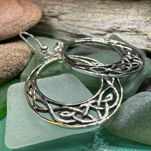 Load image into Gallery viewer, Celtic Knot Hoop Earrings