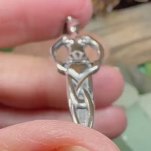 Load and play video in Gallery viewer, Danu Goddess Silver Necklace
