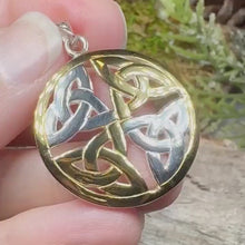 Load and play video in Gallery viewer, Four Triquetra Knot Necklace
