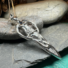 Load image into Gallery viewer, Danu Goddess Silver Necklace