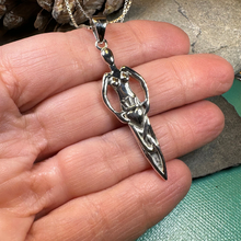Load image into Gallery viewer, Danu Goddess Silver Necklace