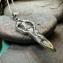 Load image into Gallery viewer, Danu Goddess Silver Necklace