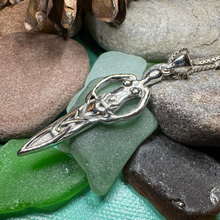 Load image into Gallery viewer, Danu Goddess Silver Necklace