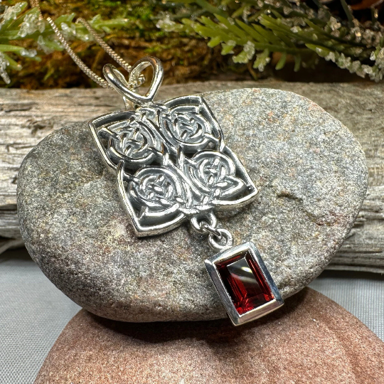 Neve Celtic Knot Necklace — view 8