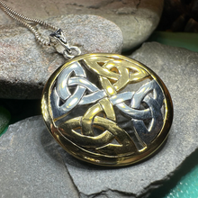 Load image into Gallery viewer, Four Triquetra Knot Necklace