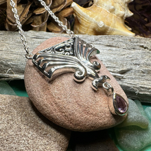 Load image into Gallery viewer, Aina Celtic Amethyst Necklace