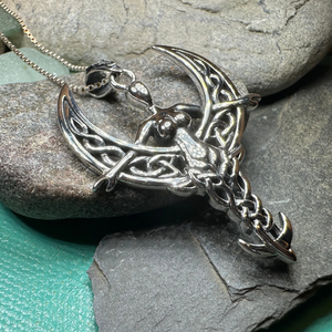 Celtic Moon Goddess Necklace