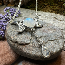 Load image into Gallery viewer, Celtic Moon Necklace