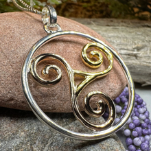 Load image into Gallery viewer, Arawn Celtic Spiral Necklace