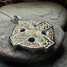 Load image into Gallery viewer, Bellavary Celtic Cross Necklace