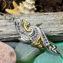 Load image into Gallery viewer, Mystic Trinity Knot Necklace