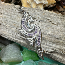 Load image into Gallery viewer, Mystic Elegance Trinity Knot Necklace