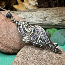 Load image into Gallery viewer, Mystic Elegance Trinity Knot Necklace