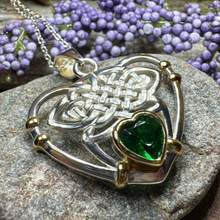Load image into Gallery viewer, Celtic Embrace Heart Necklace
