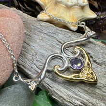 Load image into Gallery viewer, Koribella Trinity Knot Necklace