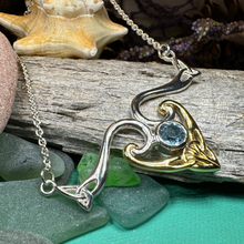 Load image into Gallery viewer, Koribella Trinity Knot Necklace