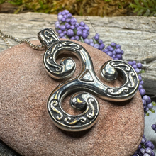 Load image into Gallery viewer, Celtic Triskele Necklace