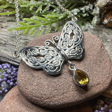 Load image into Gallery viewer, Celtic Butterfly Necklace