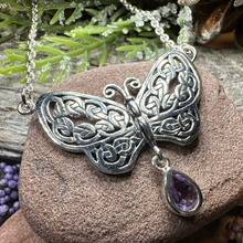 Load image into Gallery viewer, Celtic Butterfly Necklace