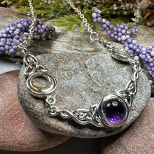 Load image into Gallery viewer, Celtic Triple Moon Necklace