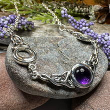 Load image into Gallery viewer, Celtic Triple Moon Necklace