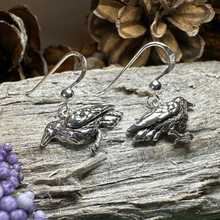 Load image into Gallery viewer, Morgana Raven Earrings