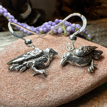 Load image into Gallery viewer, Morgana Raven Earrings