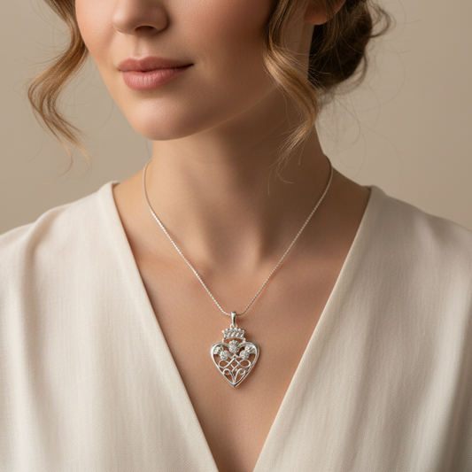 Luckenbooth Thistle Necklace — view 2