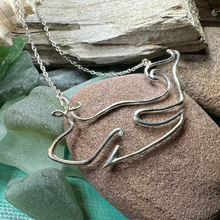 Load image into Gallery viewer, Whale Line Necklace
