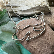 Load image into Gallery viewer, Whale Line Necklace
