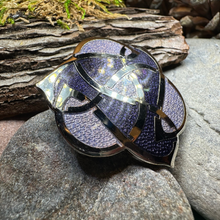 Load image into Gallery viewer, Enamel Celtic Knot Brooch