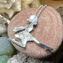 Load image into Gallery viewer, Silver Irish Dancer Necklace