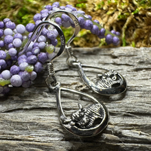 Load image into Gallery viewer, Galloway Highland Cow Earrings