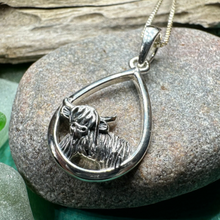 Load image into Gallery viewer, Little Hamish Highland Cow Necklace