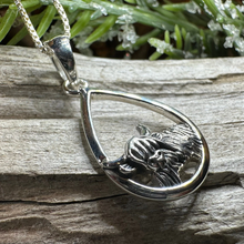 Load image into Gallery viewer, Little Hamish Highland Cow Necklace