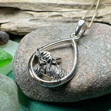 Load image into Gallery viewer, Little Hamish Highland Cow Necklace