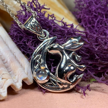 Load image into Gallery viewer, Rabbit Moon Necklace