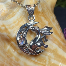 Load image into Gallery viewer, Rabbit Moon Necklace
