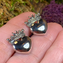 Load image into Gallery viewer, Celtic Claddagh Post Earrings