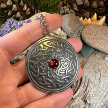 Load image into Gallery viewer, Warrior Queen Celtic Knot Necklace