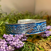 Load image into Gallery viewer, Celtic Raven Cuff Bracelet