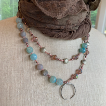 Load image into Gallery viewer, Starfire Moonflower Long Necklace