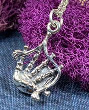 Load image into Gallery viewer, Tartan Bagpipes Necklace