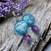 Load image into Gallery viewer, Midnight Moon Earrings