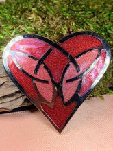 Load image into Gallery viewer, Enamel Celtic Heart Brooch